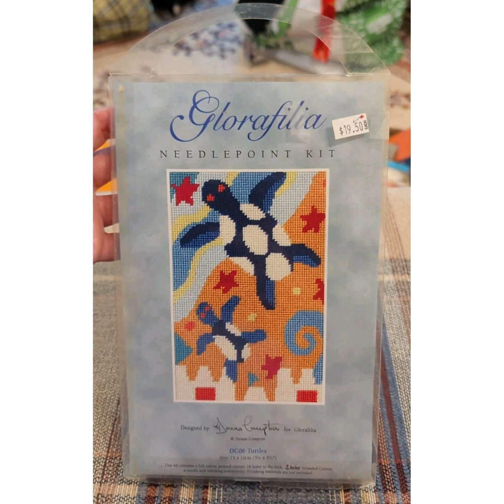 New Glorafilia Turtles DC06 Needlepoint Kit